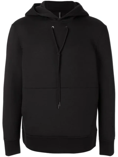 Shop Blackbarrett Long Sleeve Knitted Sweatshirt In Black