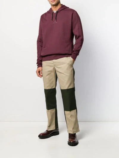 Shop Dickies Construct Straight-leg Panelled Trousers In Green