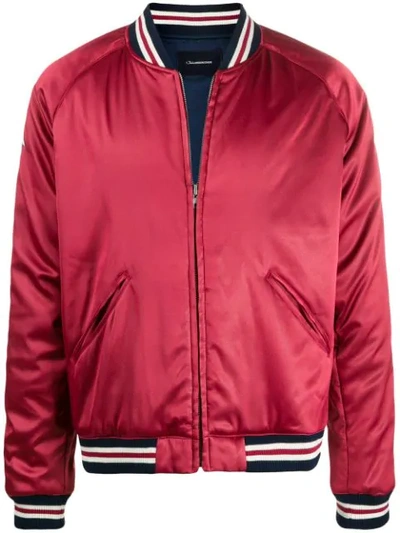 Shop Johnundercover Bomber Jacket In Red