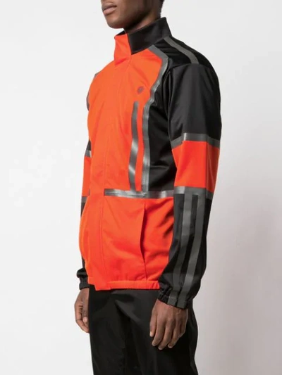 Shop Astrid Andersen Colour Block Sport Jacket In Orange