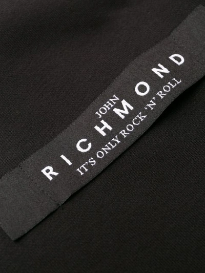 Shop John Richmond Contrast Logo Jumper In Black