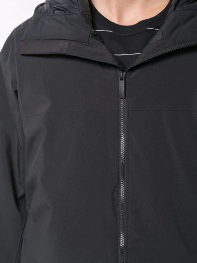 Shop Arc'teryx Hooded Zipped Jacket In Black