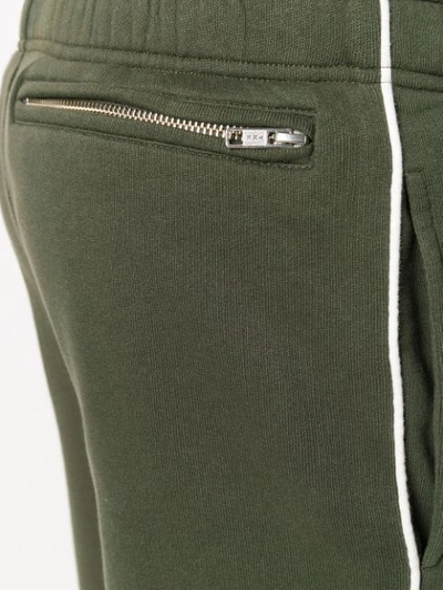 Shop Ron Dorff Piping Detail Jogging Shorts In Green