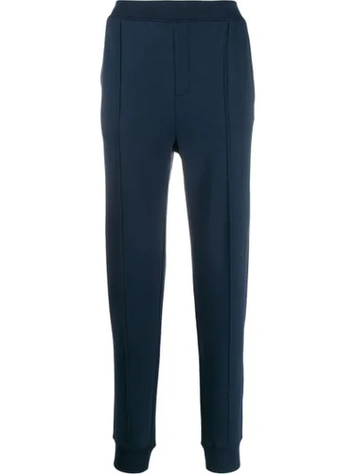 Shop Corneliani Track Pants In Blue