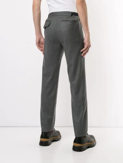 Shop Kolor Wool Blend Trousers In Grey