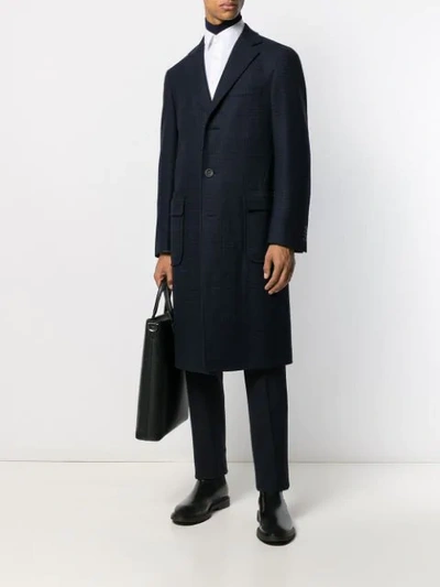 Shop Canali Single In Blue