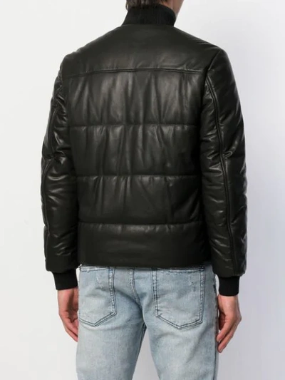 Shop Ajmone Padded Jacket In Black