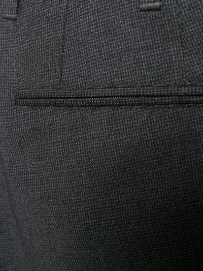 Shop Corneliani Straight-leg Tailored Trousers In Grey