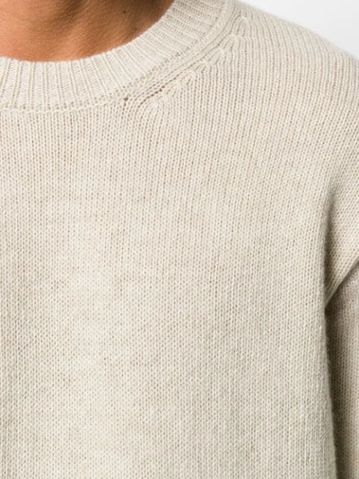 RIBBED CREW NECK JUMPER