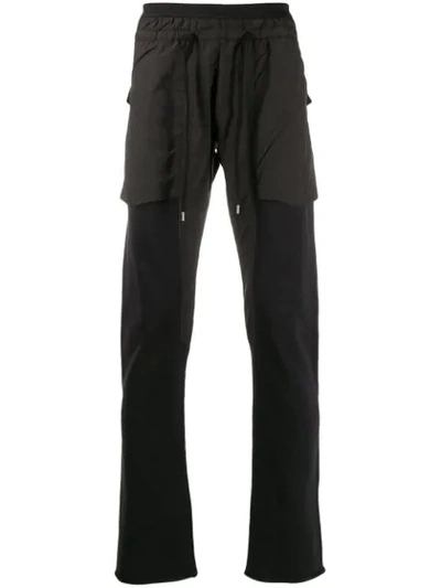 Shop N°21 Cargo Style Track Pants In Black