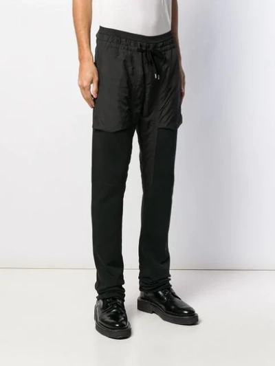 Shop N°21 Cargo Style Track Pants In Black