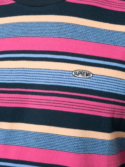 Shop Supreme Multi Stripe Ss Top In Multicolour