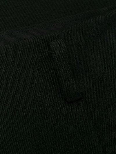 Shop Comme Des Garçons Homme Deux Cropped Wide-leg Trousers In Black