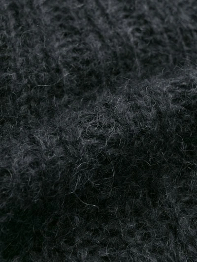 PRADA 镂空针织线毛衣 - 灰色