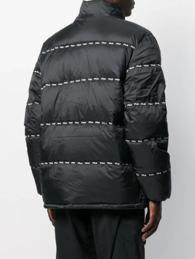 Shop Fila Tatsuji Puffer Jacket In Black
