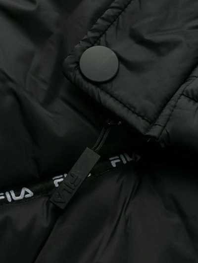 Shop Fila Tatsuji Puffer Jacket In Black