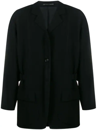 Pre-owned Yohji Yamamoto 1990's Jacket In Black