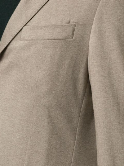 Shop Corneliani Jersey Blazer In Grey