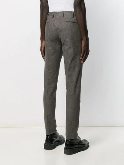 Shop Pt01 Straight-leg Tailored Trousers In Brown