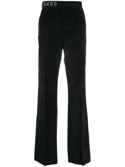 Shop Acne Studios Tailored Corduroy Trousers In Black