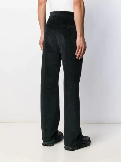 Shop Acne Studios Tailored Corduroy Trousers In Black