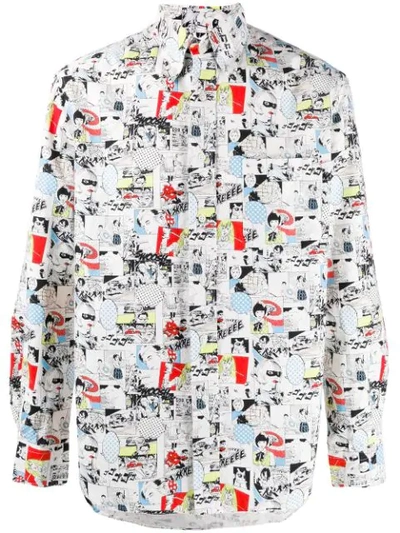GITMAN VINTAGE ANIME PRINTED CAMP SHIRT 