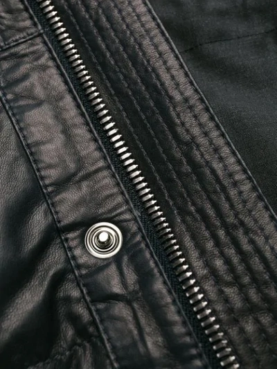 Shop Corneliani Feather Down Puffer Jacket In Black