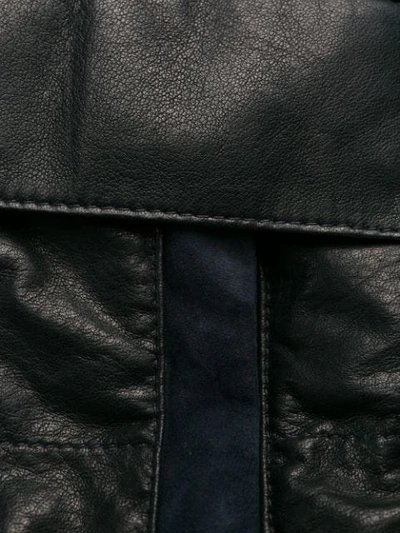 Shop Corneliani Feather Down Puffer Jacket In Black