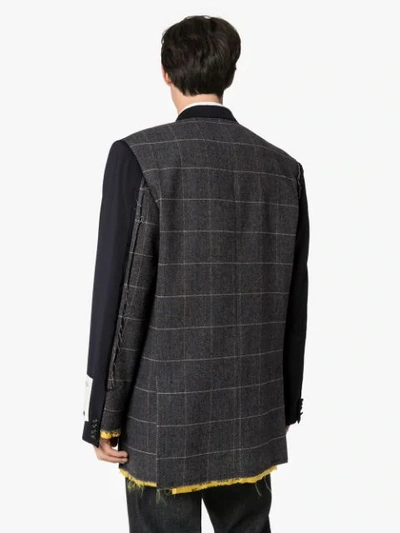 Off-white Reconstructed Jacket In Black