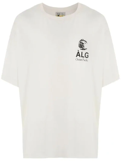 Shop Àlg Drop + Op Oversized T-shirt In White