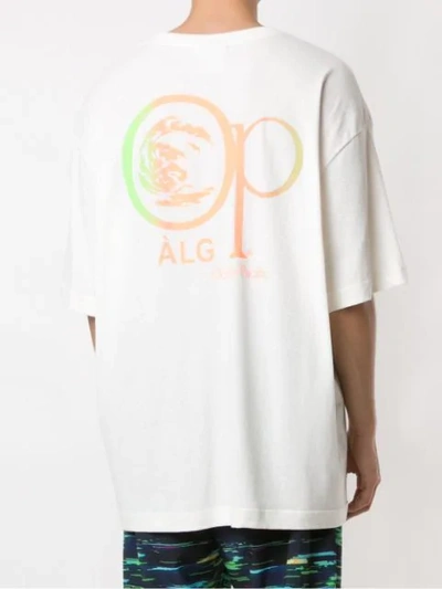 Shop Àlg Drop + Op Oversized T-shirt In White