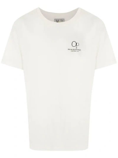 Shop Àlg Basic California + Op T-shirt In White