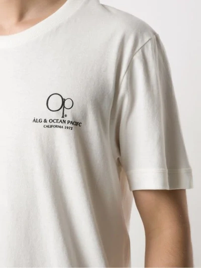 Shop Àlg Basic California + Op T-shirt In White