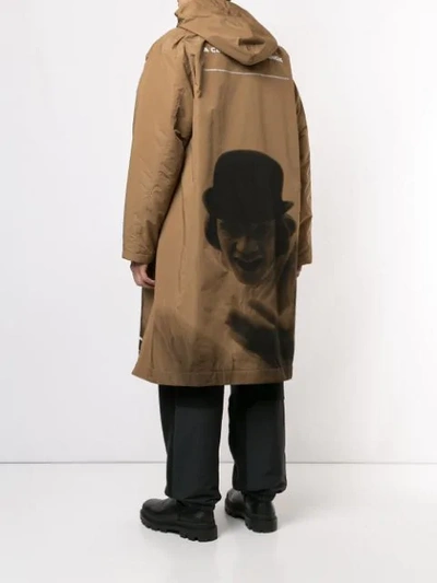 Shop Undercover A Clockwork Orange Print Jacket In Beige