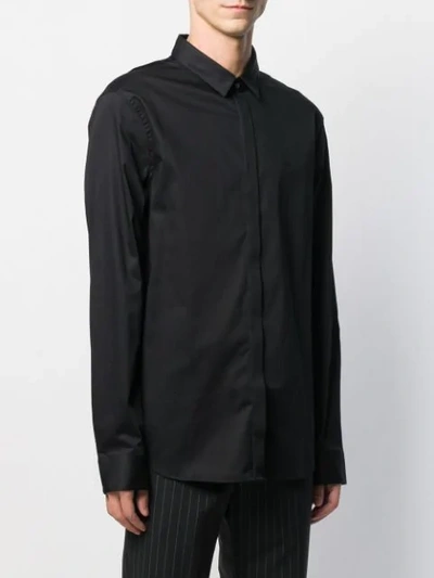 Armani Exchange Button Down Shirt In Black