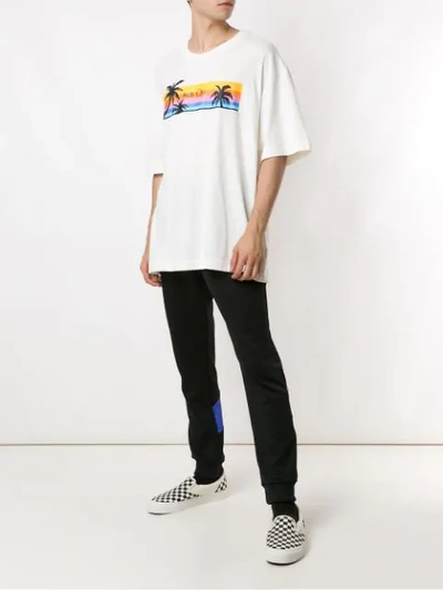 Shop Àlg Color + Op Oversized T-shirt In White