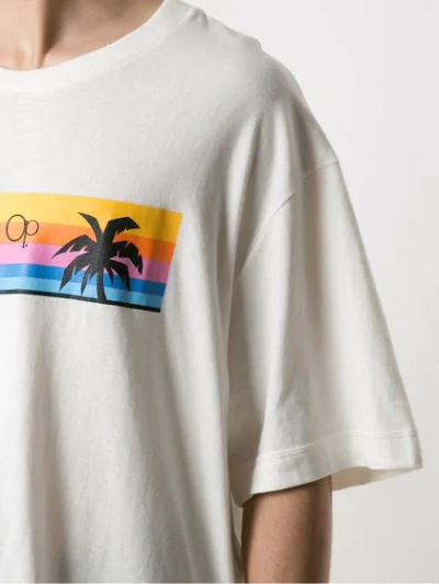 Shop Àlg Color + Op Oversized T-shirt In White