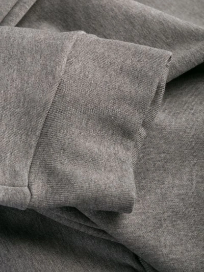 Shop Moschino Teddy Bear Logo Trousers In Grey