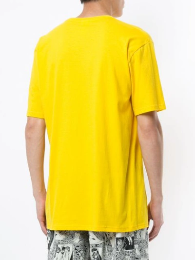 Shop Supreme The North Face T-shirt In Yellow