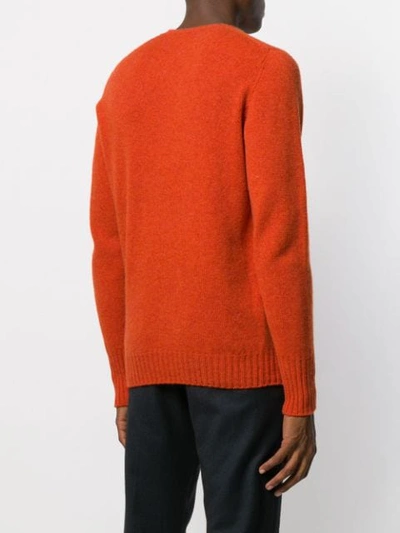 Shop Drumohr Knitted Jumper In Orange