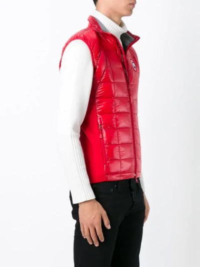 Shop Canada Goose 'hybridge' Gilet In Red