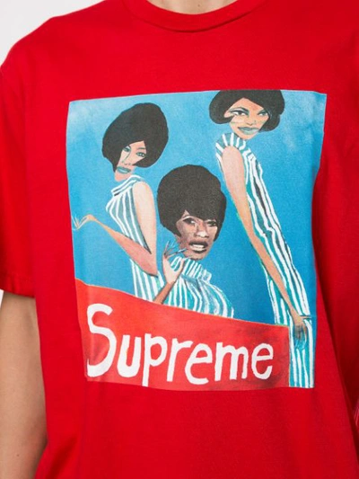 Shop Supreme Group T-shirt In Red