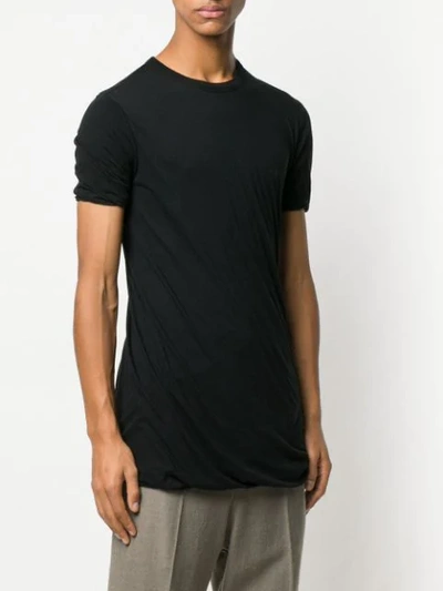 Shop Rick Owens Basic T-shirt - Black