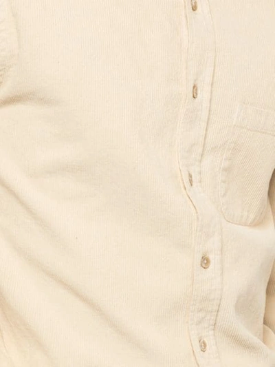 Shop Portuguese Flannel Button-down Shirt In Neutrals