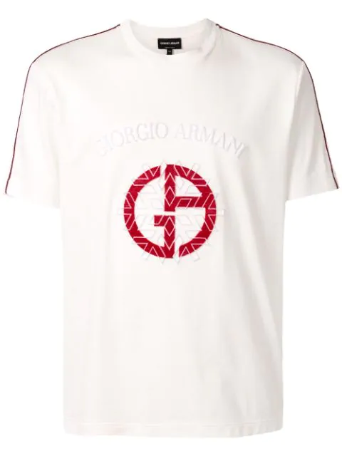 giorgio armani logo t shirt