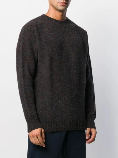 Howlin' Howlin Multicolor Wool Birthofthecool Sweater In Brown
