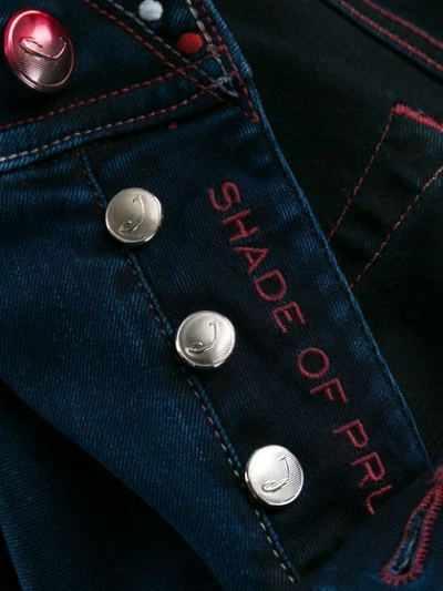 Shop Jacob Cohen Mid Rise Slim-fit Jeans In Blue