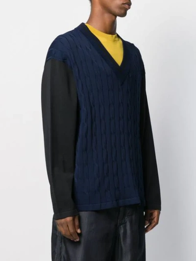 Exodus Knitwear In Blue Wool