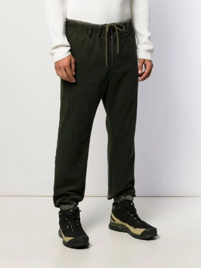 Shop Sacai Klassische Cordhose In Green