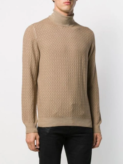 Shop Tagliatore Miles Jumper In Neutrals